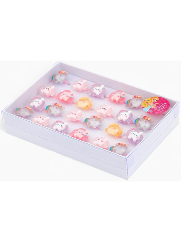 Кольцо «Выбражулька. Зайчик», форма МИКС, цветное, безразмерное