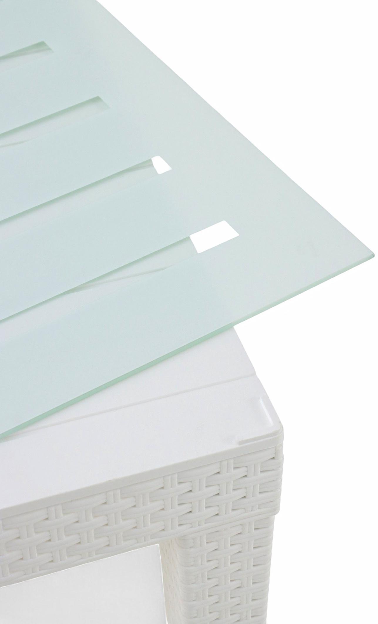 Набор садовой мебели «Калифорния», 3 предмета: 2 кресла, стол, белый