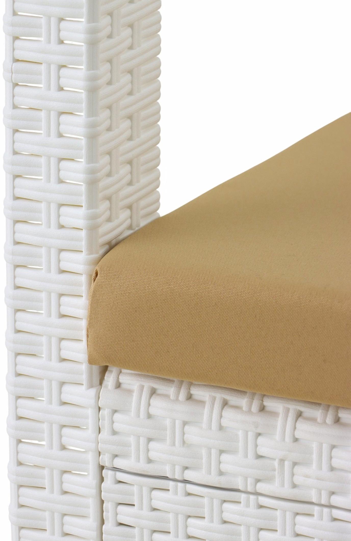 Набор садовой мебели «Калифорния», 3 предмета: 2 кресла, стол, белый