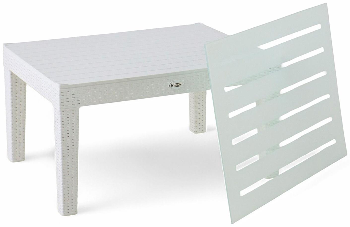 Набор садовой мебели «Калифорния», 3 предмета: 2 кресла, стол, белый