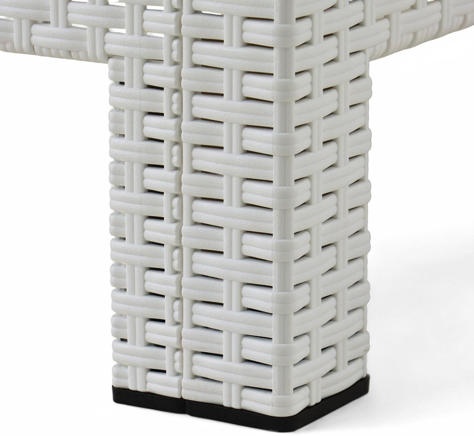 Набор садовой мебели «Калифорния», 3 предмета: 2 кресла, стол, белый