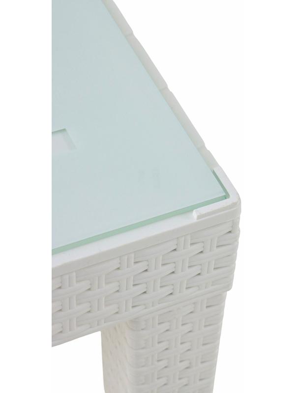 Набор садовой мебели «Калифорния», 3 предмета: 2 кресла, стол, белый