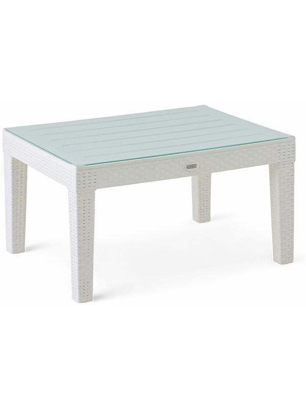 Набор садовой мебели «Калифорния», 3 предмета: 2 кресла, стол, белый