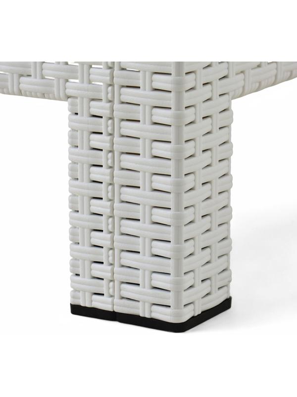 Набор садовой мебели «Калифорния», 3 предмета: 2 кресла, стол, белый