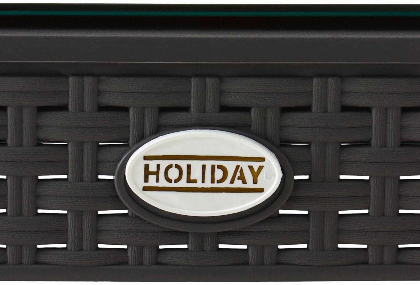 Набор садовой мебели «Калифорния», 3 предмета: 2 кресла, стол, серый