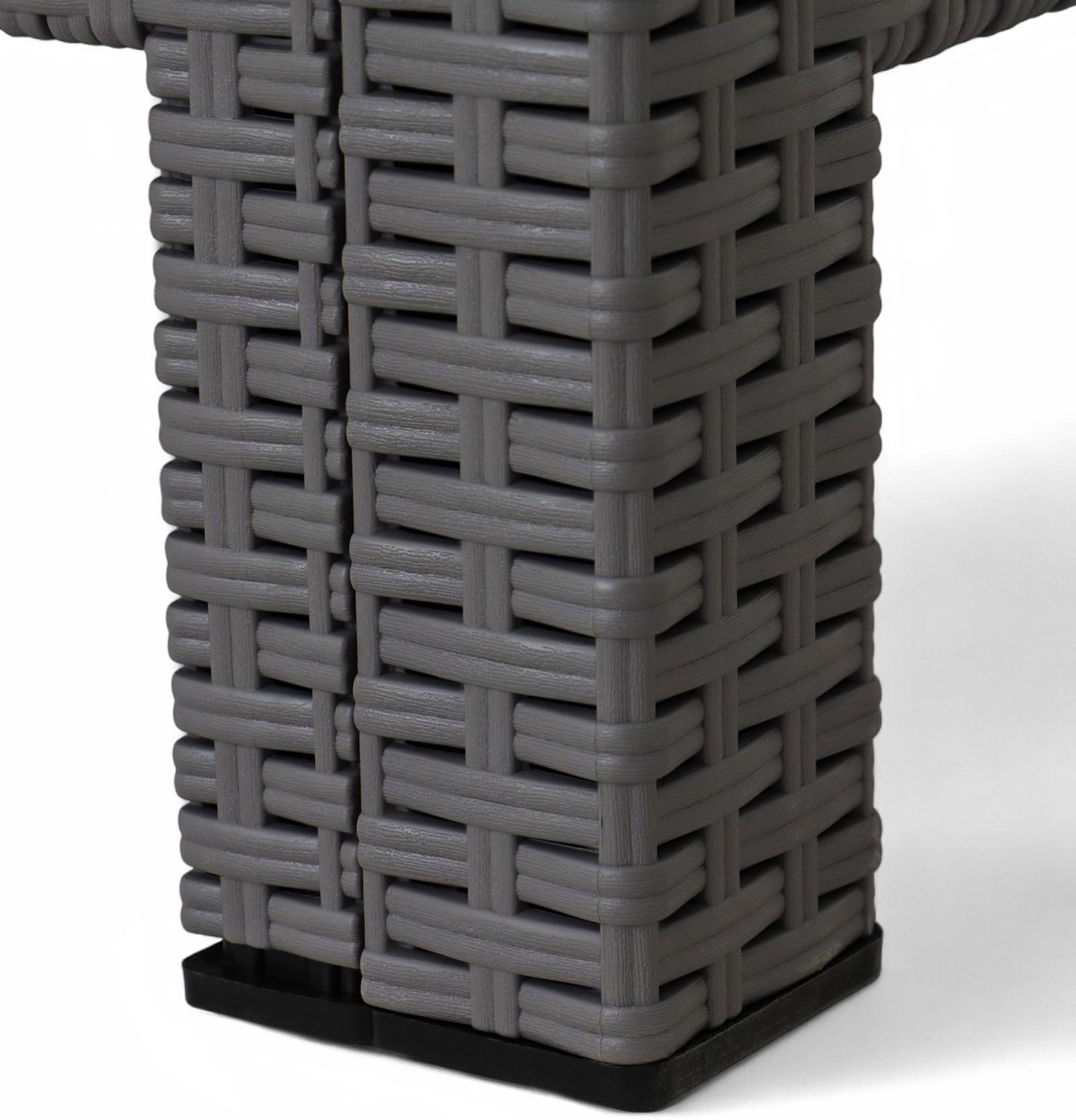 Набор садовой мебели «Калифорния», 3 предмета: 2 кресла, стол, серый