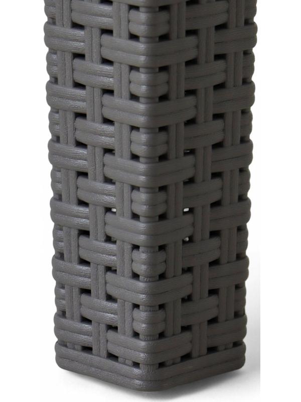 Набор садовой мебели «Калифорния», 3 предмета: 2 кресла, стол, серый