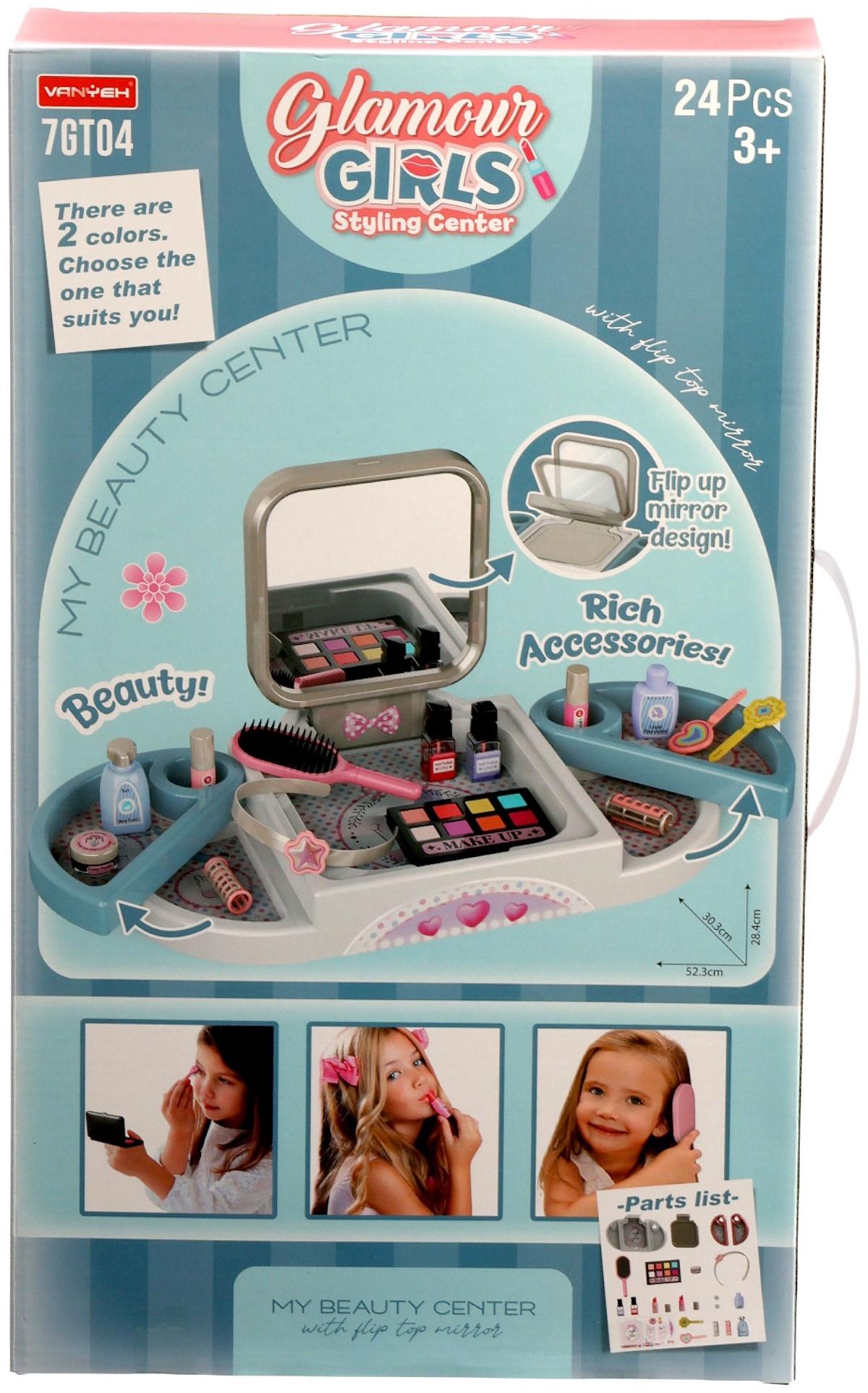 Игровой набор визажиста «Маленькая модница» с аксессуарами, 15 предметов