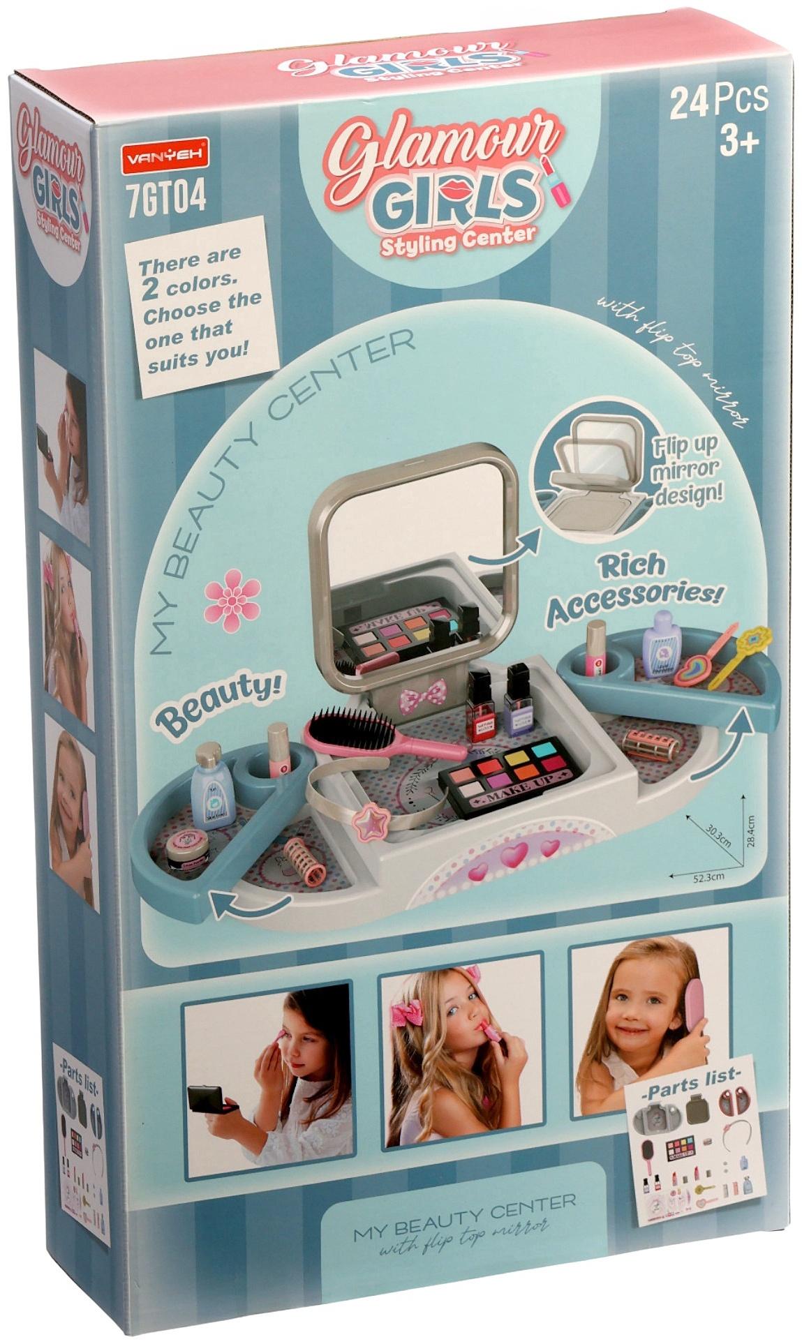 Игровой набор визажиста «Маленькая модница» с аксессуарами, 15 предметов