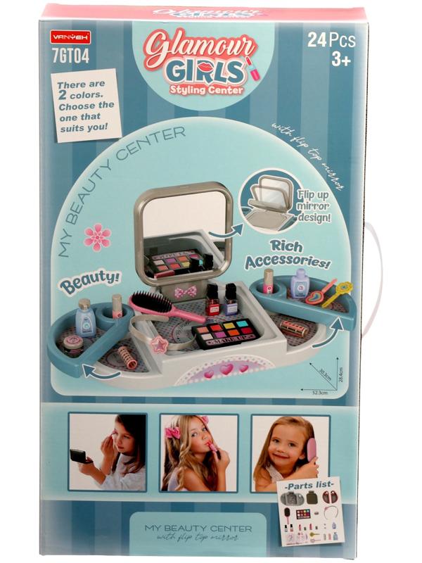 Игровой набор визажиста «Маленькая модница» с аксессуарами, 15 предметов