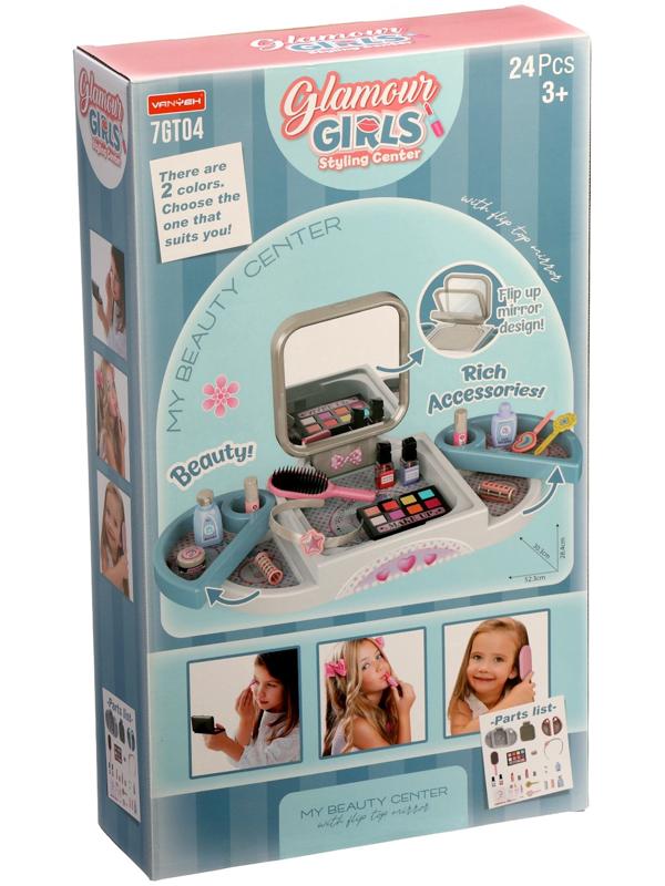 Игровой набор визажиста «Маленькая модница» с аксессуарами, 15 предметов