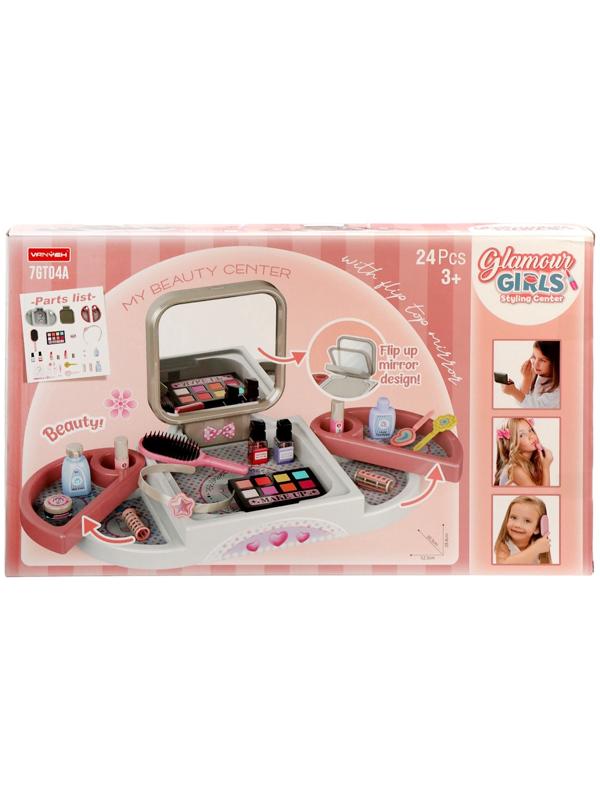 Игровой набор визажиста «Маленькая модница» с аксессуарами, 15 предметов