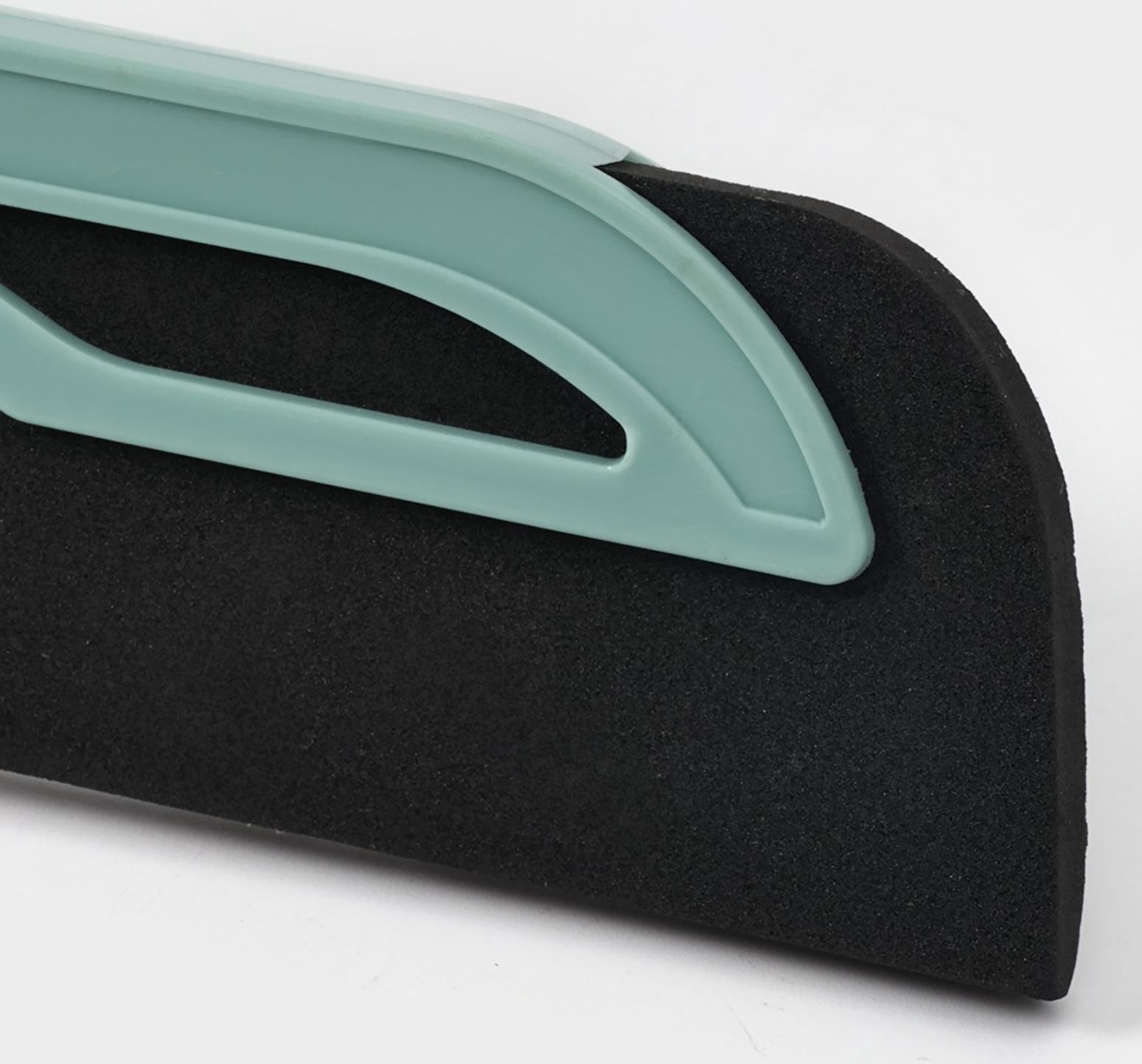 Водосгон для пола, EVA+PP, черенок нержавеющая сталь, 34×1.5×87 см