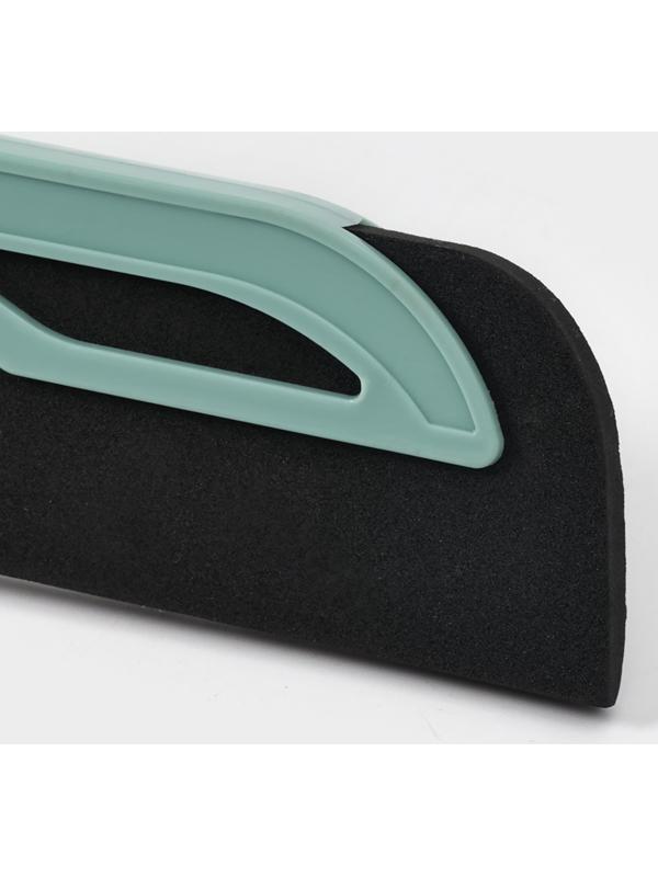 Водосгон для пола, EVA+PP, черенок нержавеющая сталь, 34×1.5×87 см