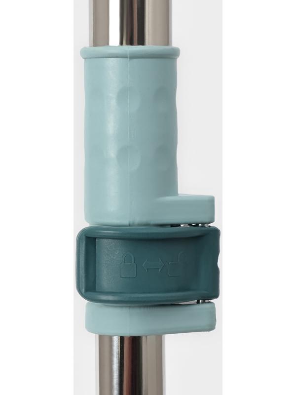 Водосгон для пола, силиконовый, поворотный сгон 35 см, черенок нержавеющая сталь 58-97 см