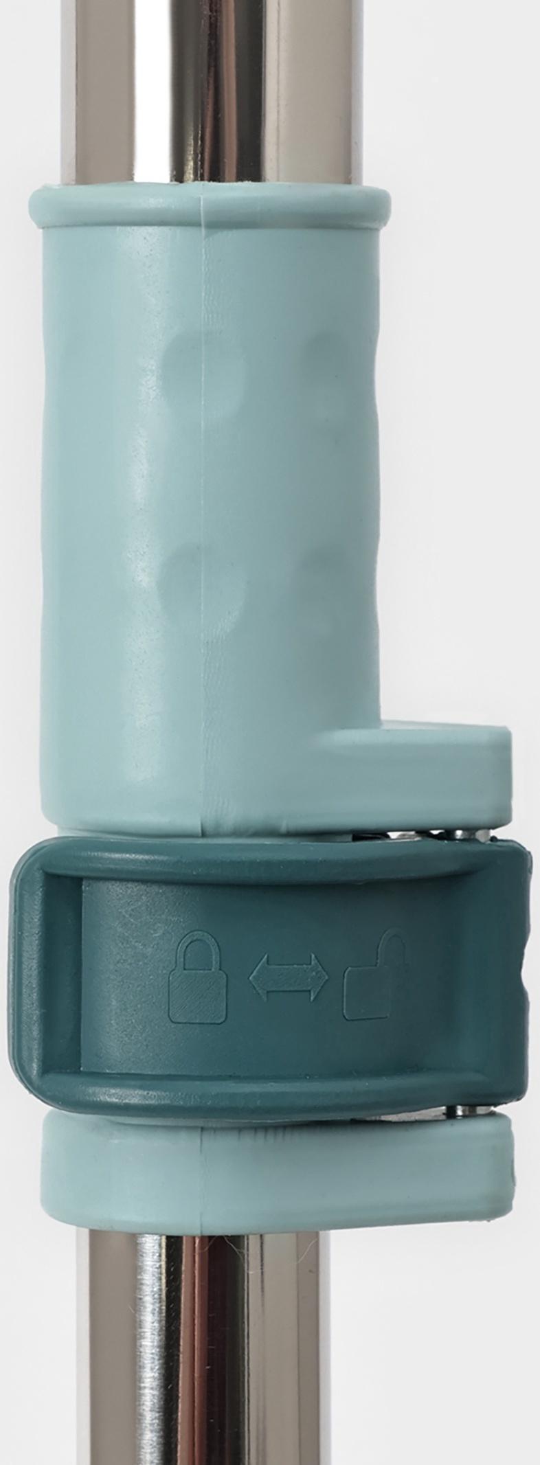 Водосгон для пола, силиконовый, поворотный сгон 49 см, черенок нержавеющая сталь 58-97 см