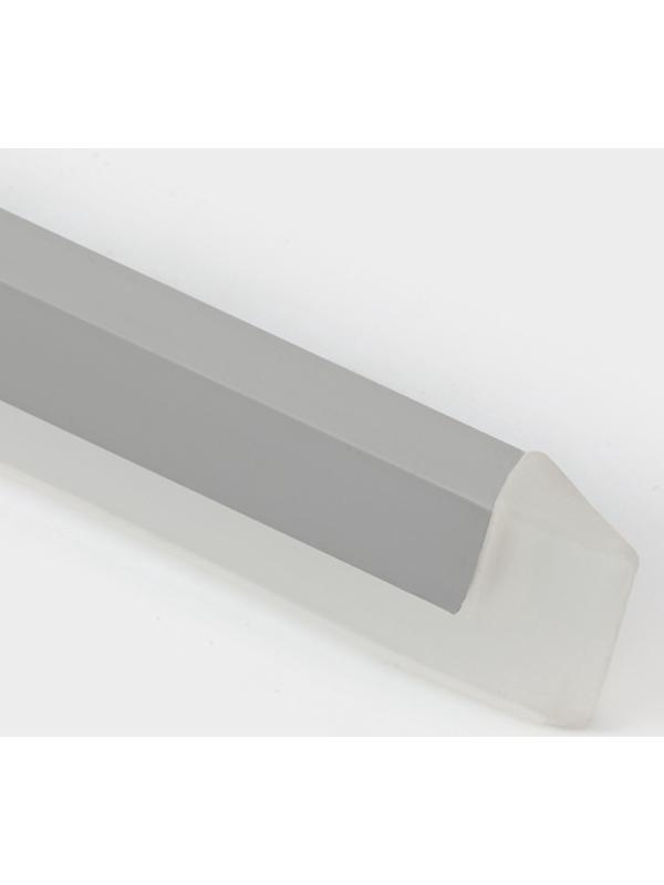 Водосгон для пола, силиконовый, поворотный сгон 49 см, черенок нержавеющая сталь 58-97 см