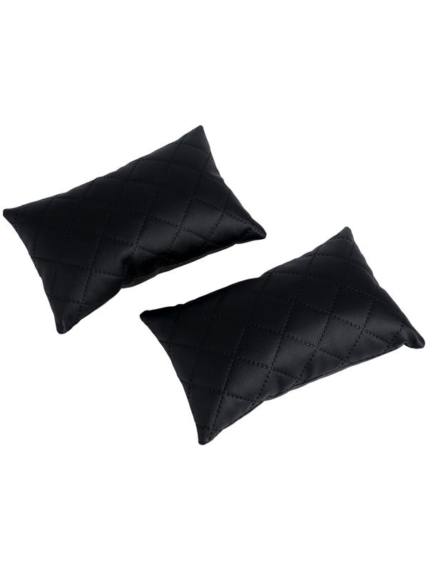 Подушка на подголовник автомобиля, набор 2 шт., черный