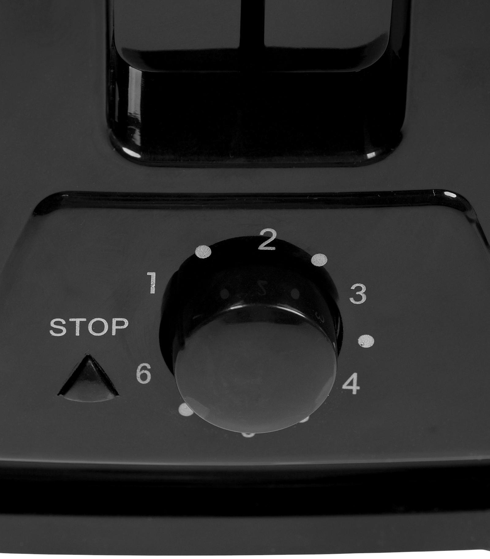 Тостер LT-03, 750 Вт, 6 режимов прожарки, 2 тоста, серебристый