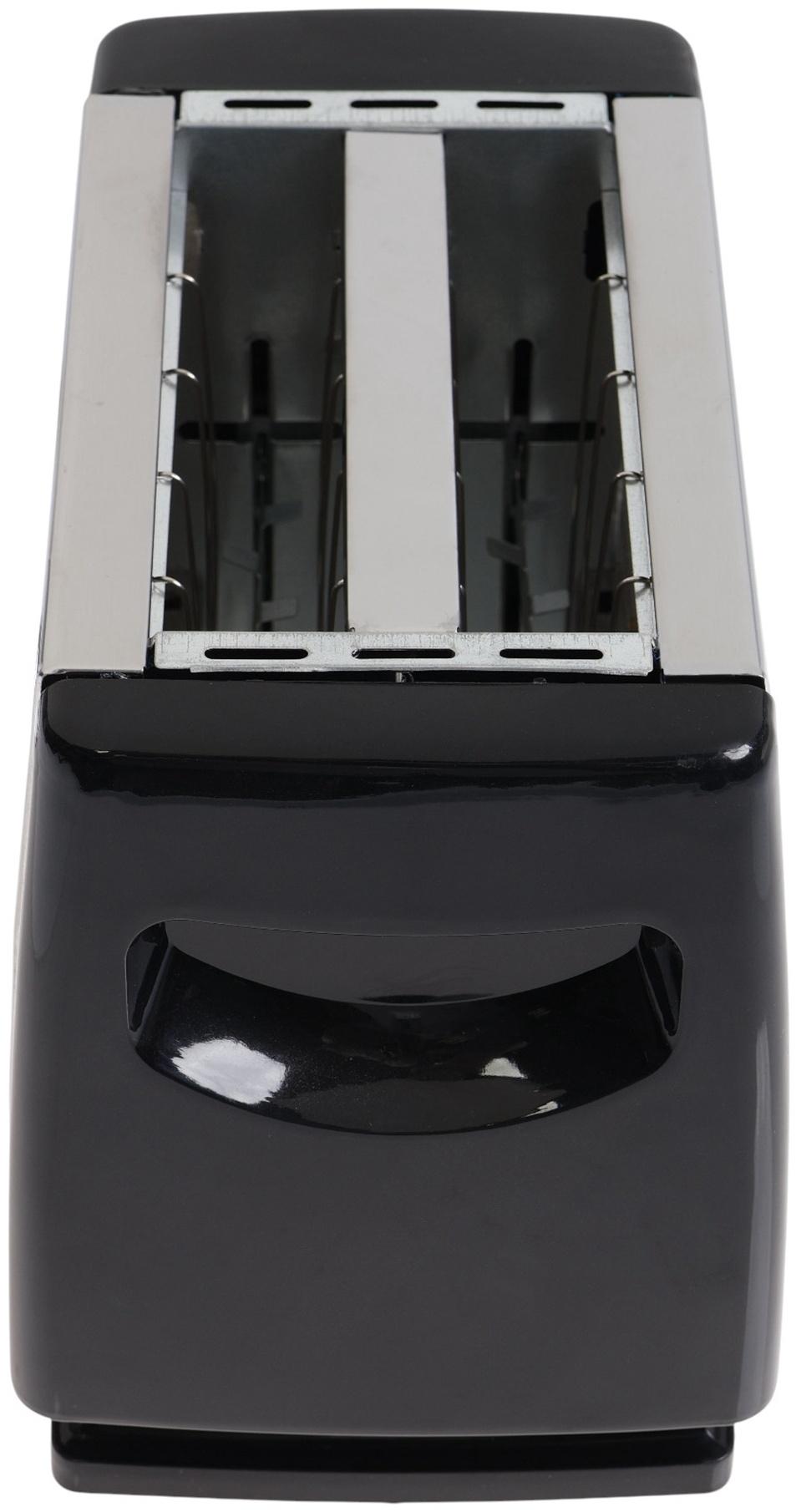 Тостер LT-03, 750 Вт, 6 режимов прожарки, 2 тоста, серебристый