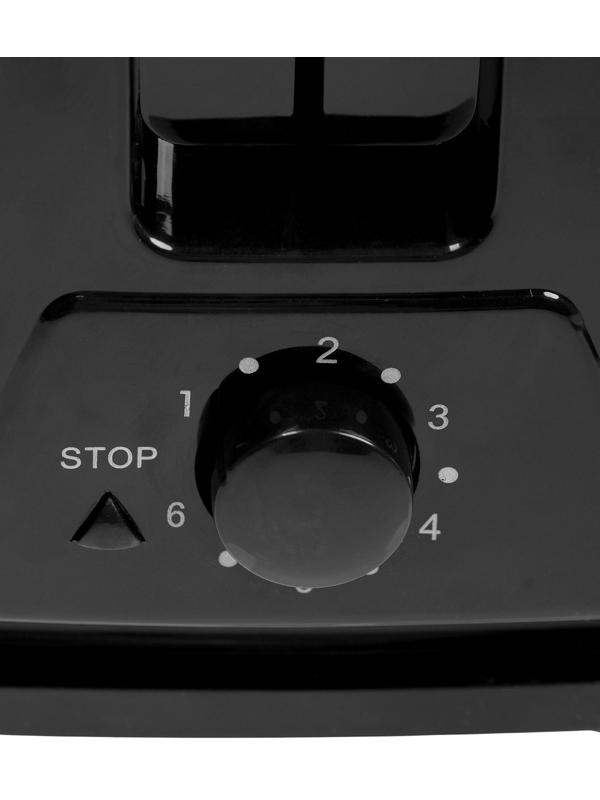 Тостер LT-03, 750 Вт, 6 режимов прожарки, 2 тоста, серебристый