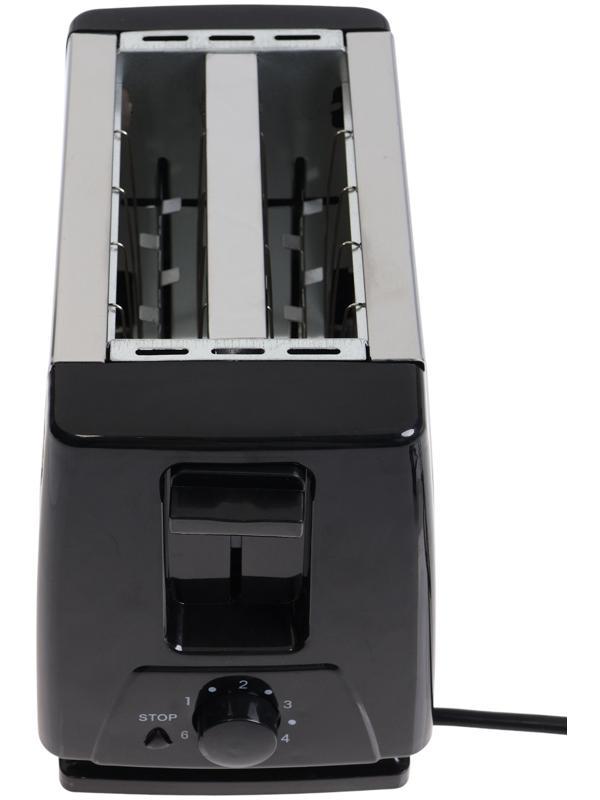 Тостер LT-03, 750 Вт, 6 режимов прожарки, 2 тоста, серебристый