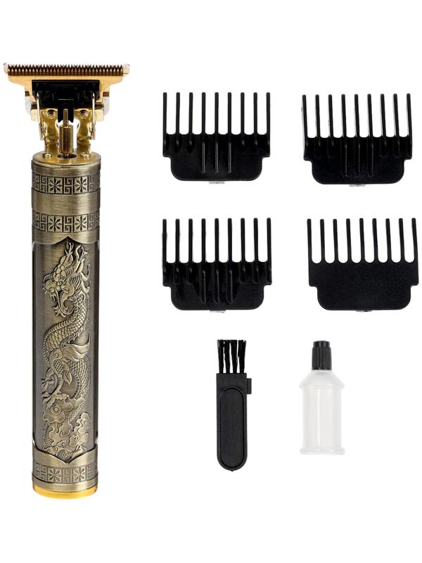 Машинка для стрижки LTRI-28, портативная, 300 мАч, 4 насадки, USB