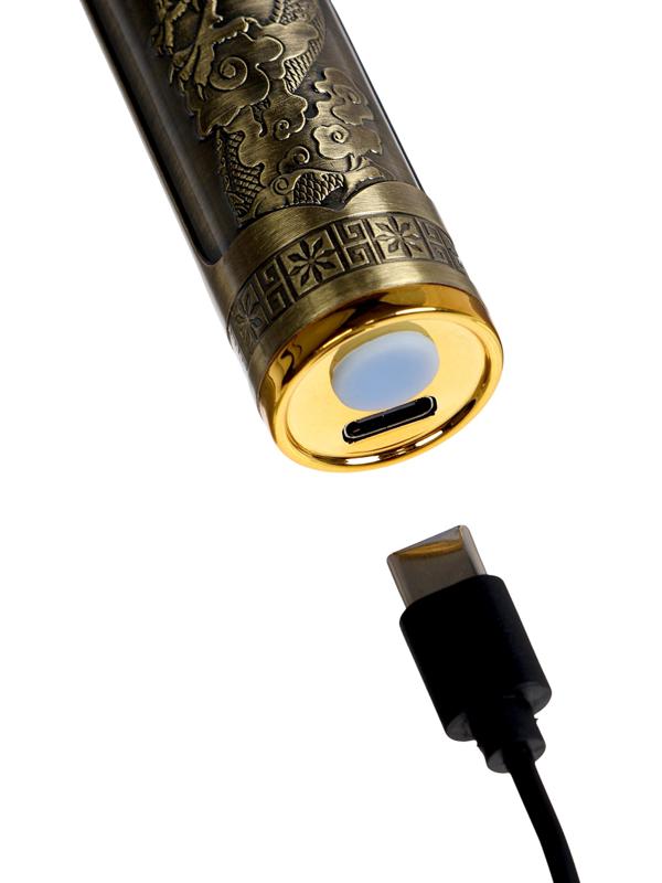 Машинка для стрижки LTRI-28, портативная, 300 мАч, 4 насадки, USB