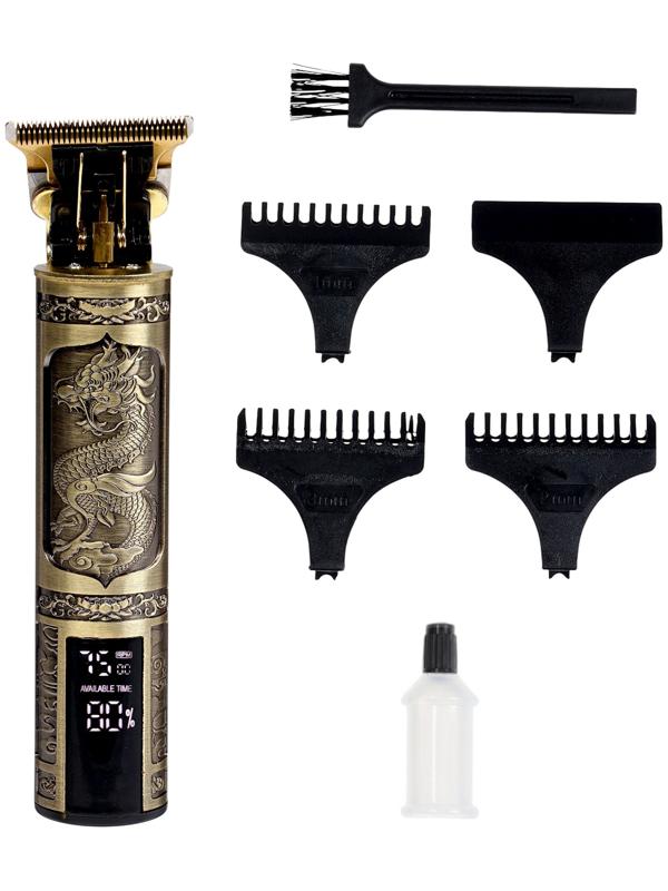 Машинка для стрижки LTRI-29, портативная, 600 мАч, 3 насадки, дисплей, USB