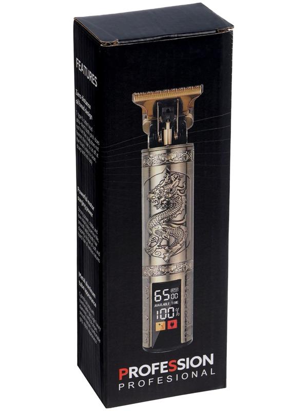 Машинка для стрижки LTRI-29, портативная, 600 мАч, 3 насадки, дисплей, USB