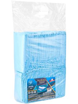 Пеленка медицинская впитывающая одноразовая, размер 60×90 (упаковка 60 штук)