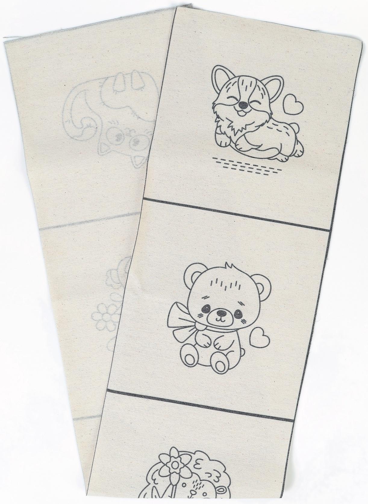 Набор для творчества. Вышивка на холсте «Весёлая компания»