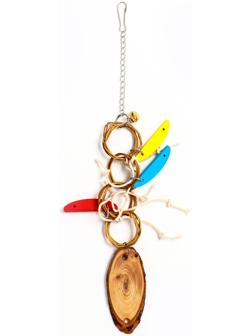 Игрушка для птиц «Фантазия» микс цветов