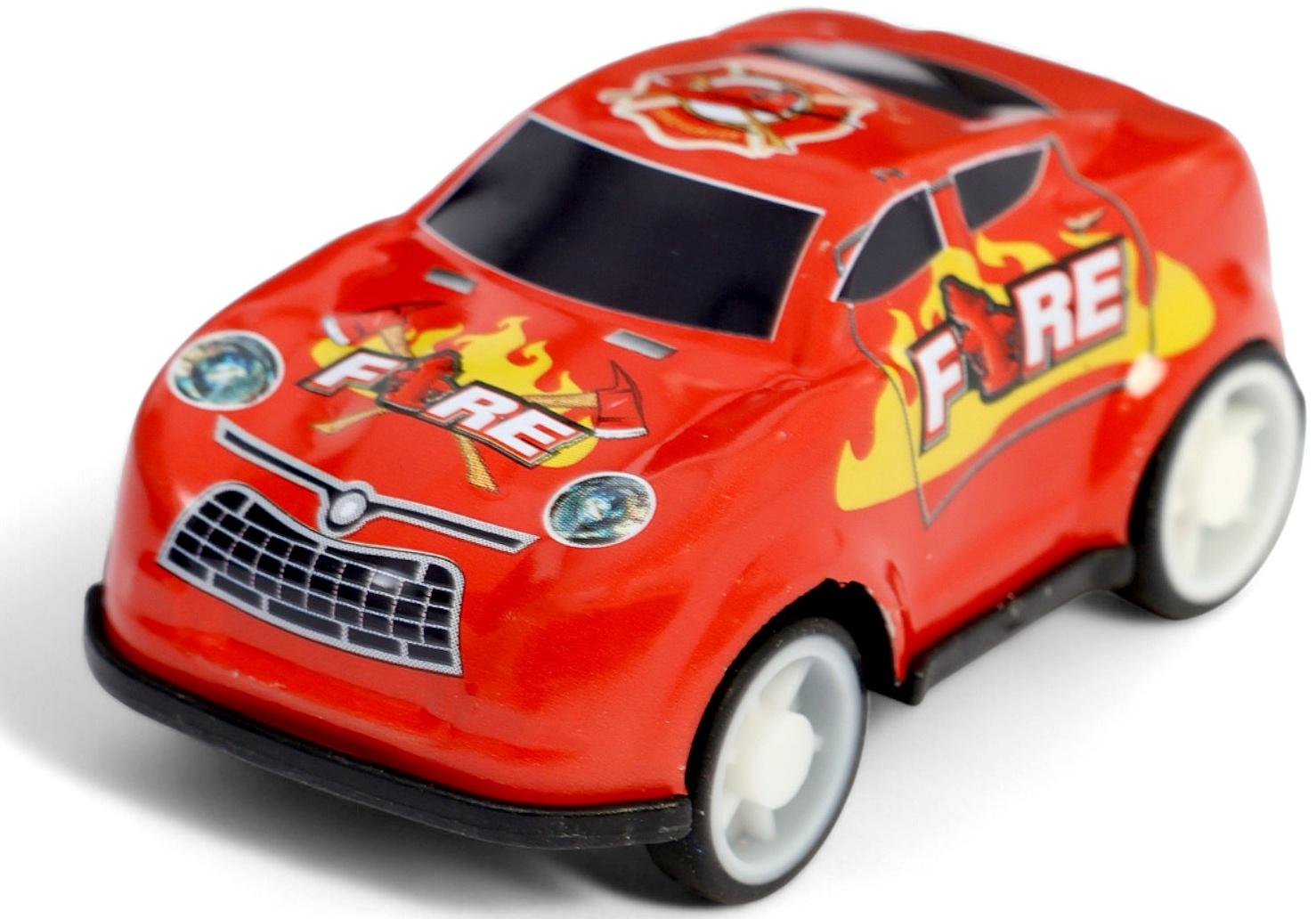 Машинка металлическая в яйце «Крути и гони», набор 12 шт., с рулеткой