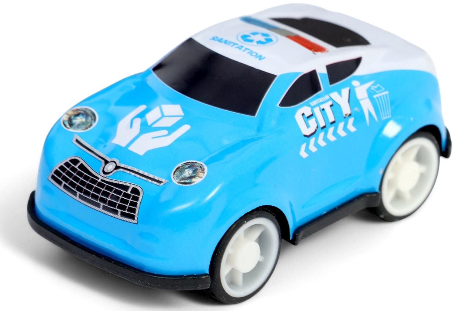 Машинка металлическая в яйце «Крути и гони», набор 12 шт., с рулеткой