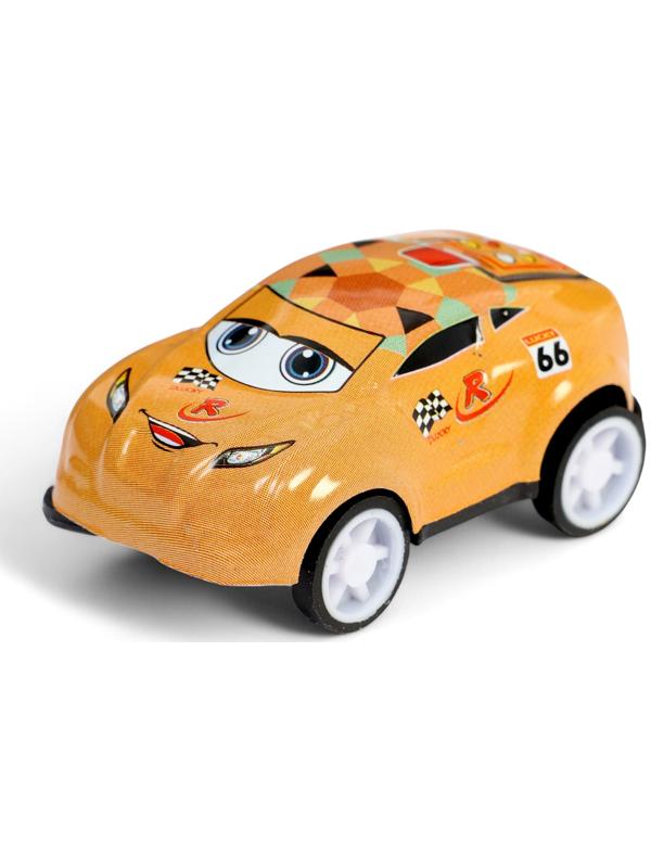 Машинка металлическая в яйце «Крути и гони», набор 12 шт., с рулеткой