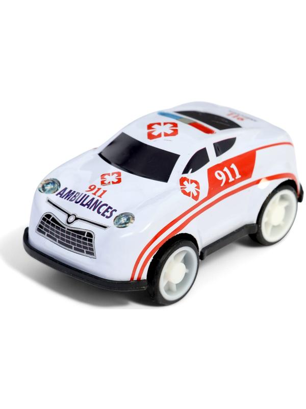 Машинка металлическая в яйце «Крути и гони», набор 12 шт., с рулеткой