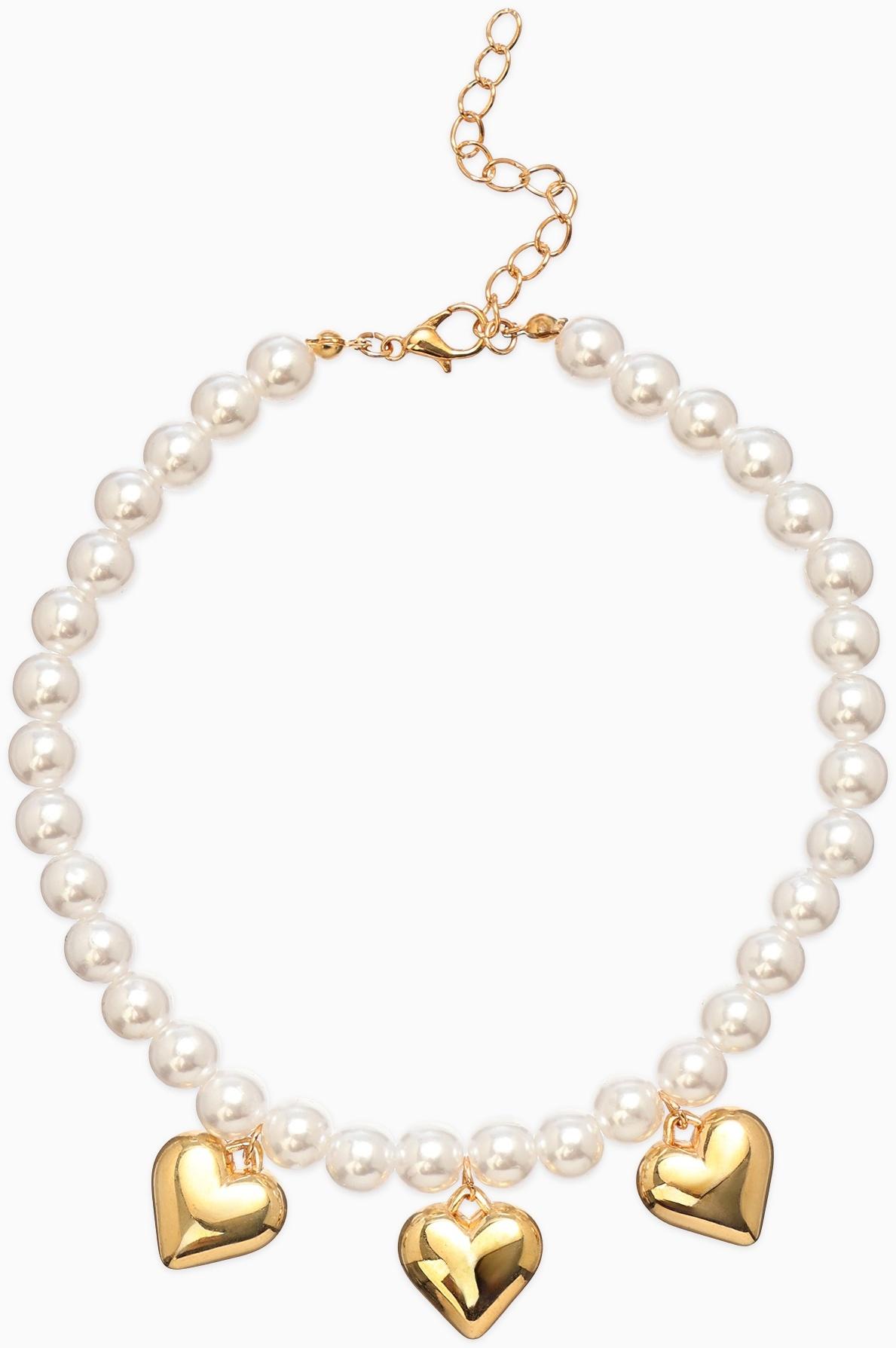 Обвес на штаны «Сердечки», набор 2 шт. цвет золото, серебро