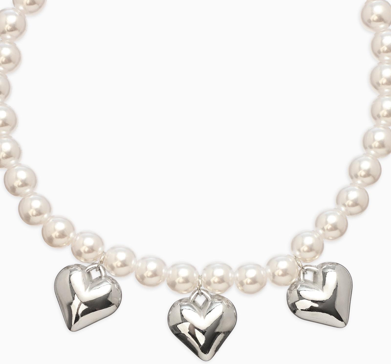 Обвес на штаны «Сердечки», набор 2 шт. цвет золото, серебро