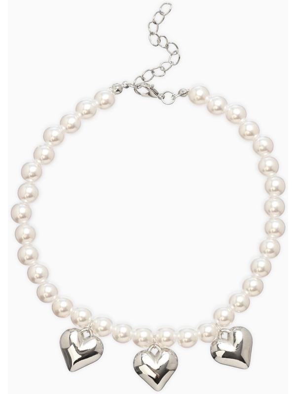 Обвес на штаны «Сердечки», набор 2 шт. цвет золото, серебро