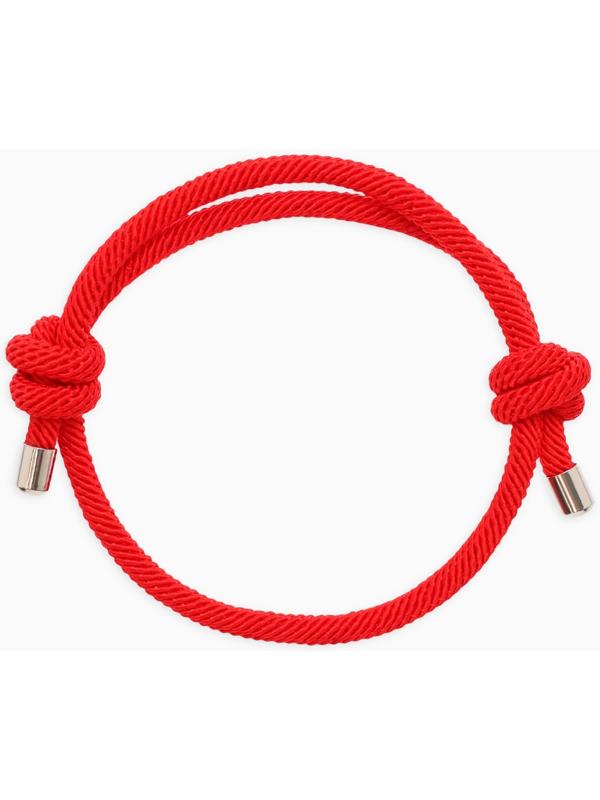 Браслет-оберег «Красная нить» узел, 5 мм, 15-28 см, затяжка, красный