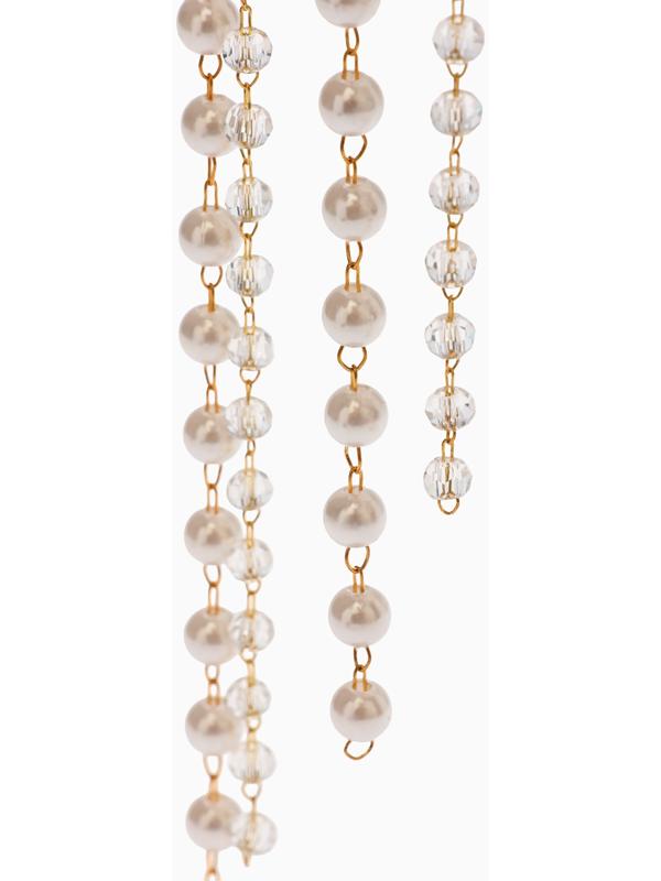 Украшение для волос «Паутина», 50 см, белое в золоте