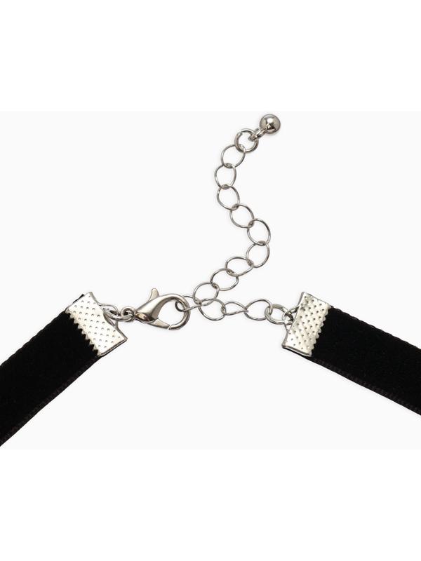 Бодичейн на бедро со стразами, белая в серебре