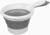 Ковш для купания детский, складной, 1 л, цв. белый/серый
