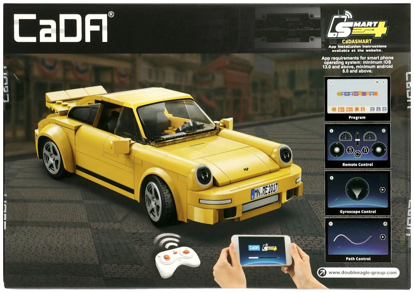 Конструктор «Спорткар», радиоуправляемый, 1:20, 2 варианта управления, 222 детали