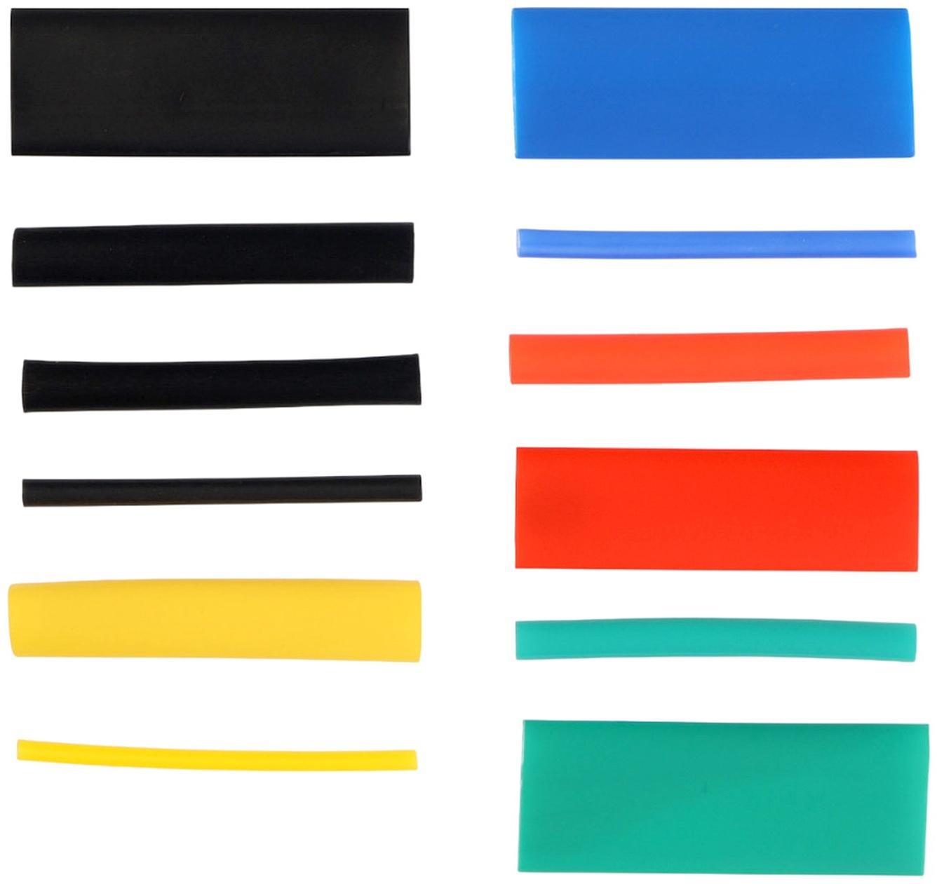 Термоусаживаемая трубка, 1.5/2/3/4/5/6/8/10 мм, набор 530 штук, длина 45 мм