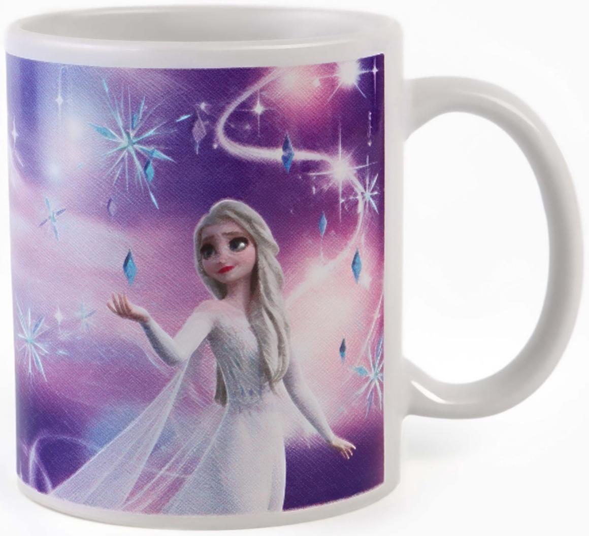 Кружка новогодняя сублимация «Лошадь» 320 мл, Холодное сердце