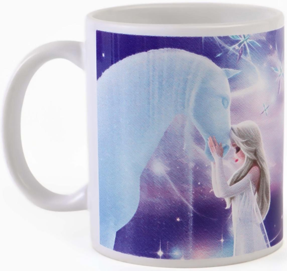 Кружка новогодняя сублимация «Лошадь» 320 мл, Холодное сердце