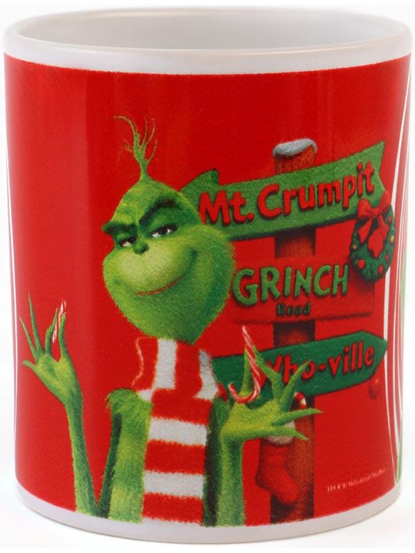 Кружка новогодняя сублимация 320 мл, Гринч