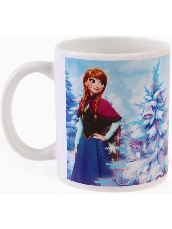 Кружка новогодняя сублимация 320 мл, Холодное сердце